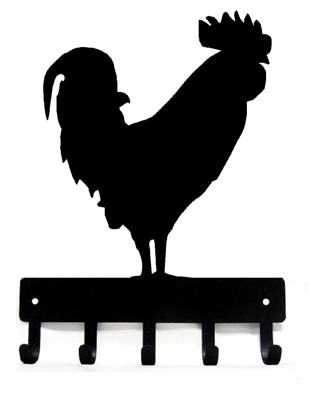 The Metal Peddler Rooster Key Rack - Farmhouse Charm
