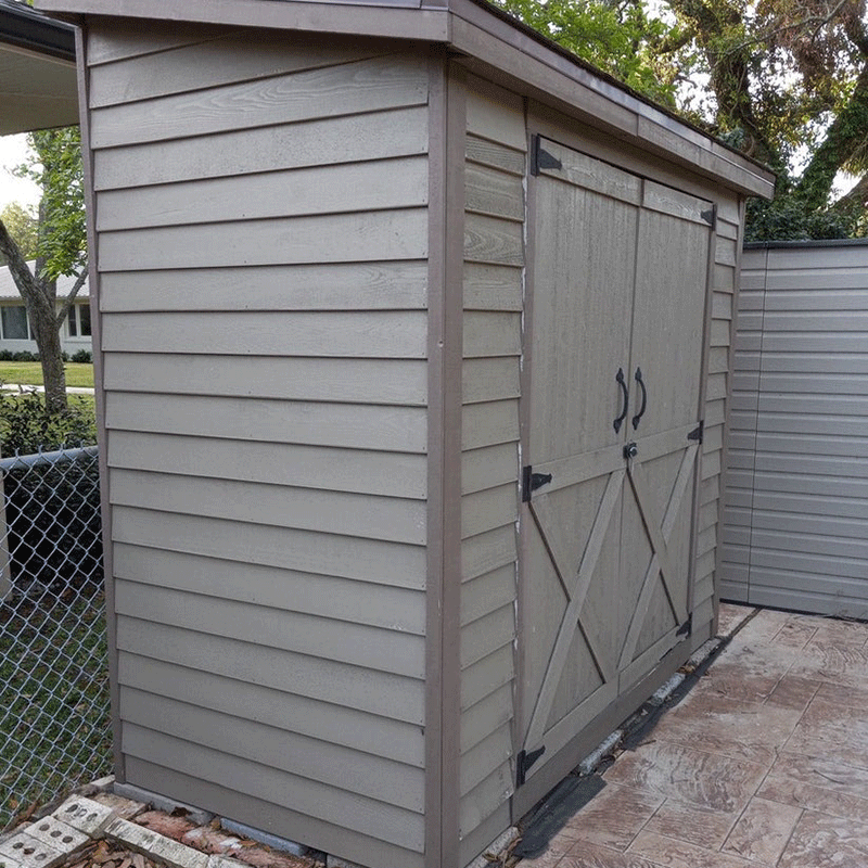 CedarShed Bayside Lean To Double Door 3