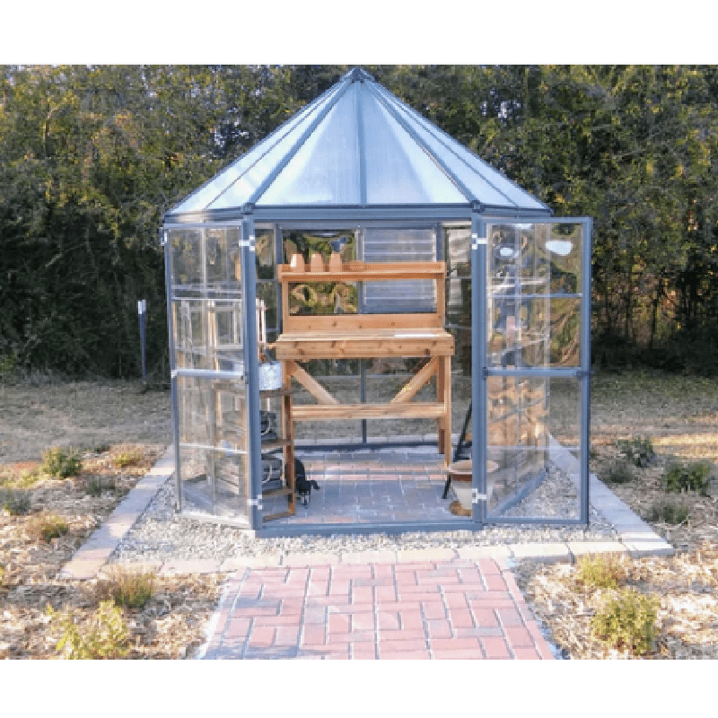 CedarShed Bench with Sink & Shelves 3