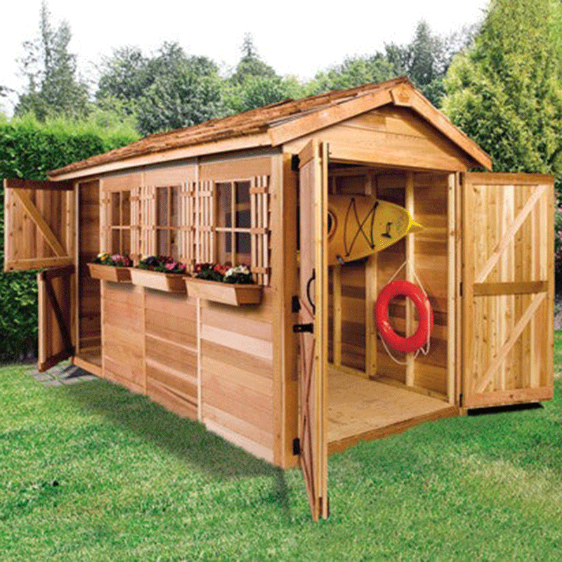 CedarShed Boathouse side
