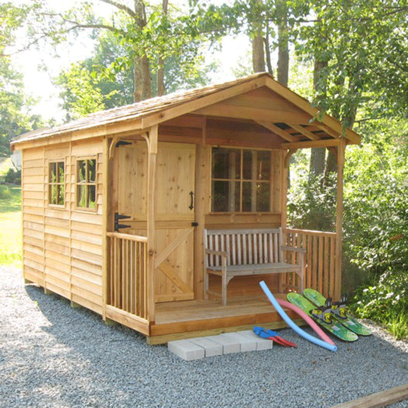 CedarShed Clubhouse Playhouse front 4