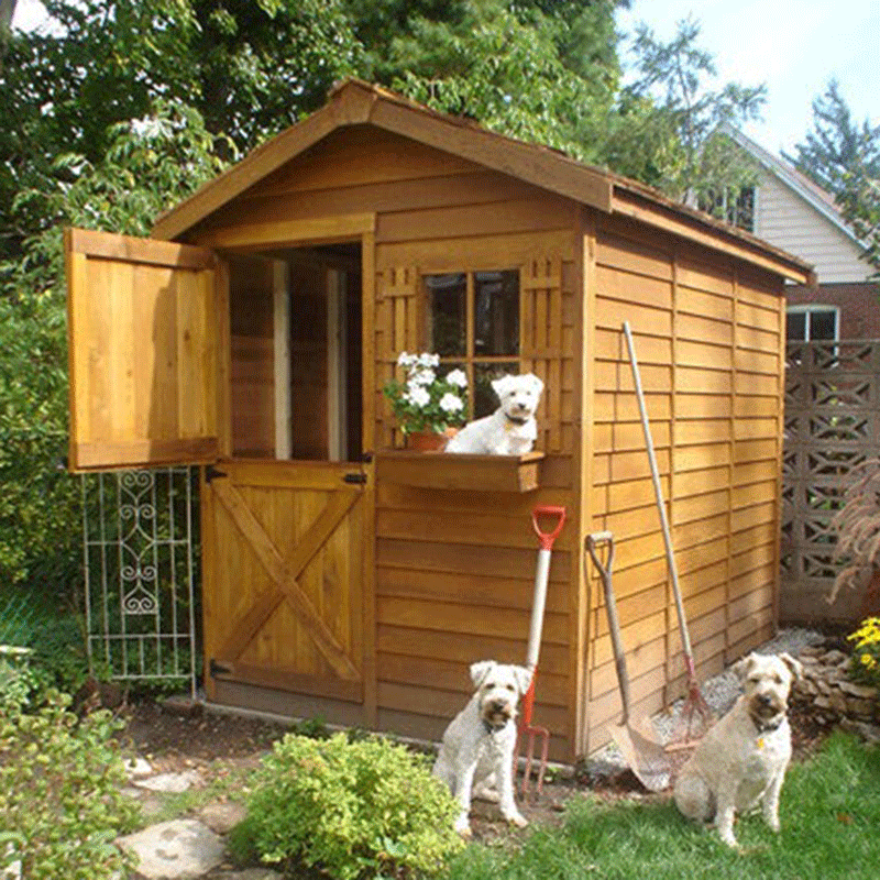 CedarShed Gardener with window box