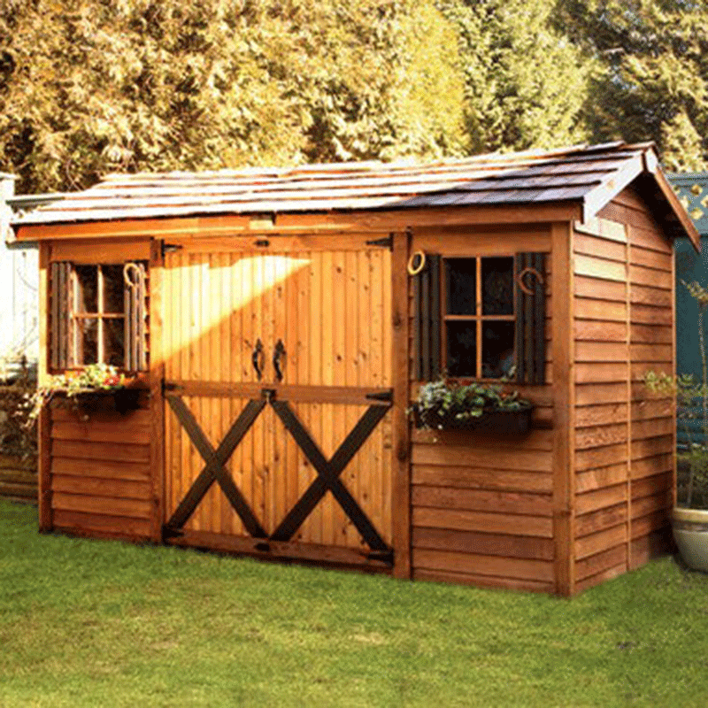 CedarShed Longhouse front 3