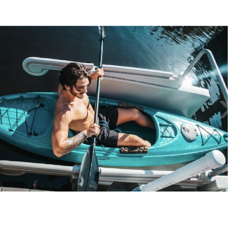 Connect-A-Dock YAKport Kayak Launch Model KL1020 rotobars and overhead bar