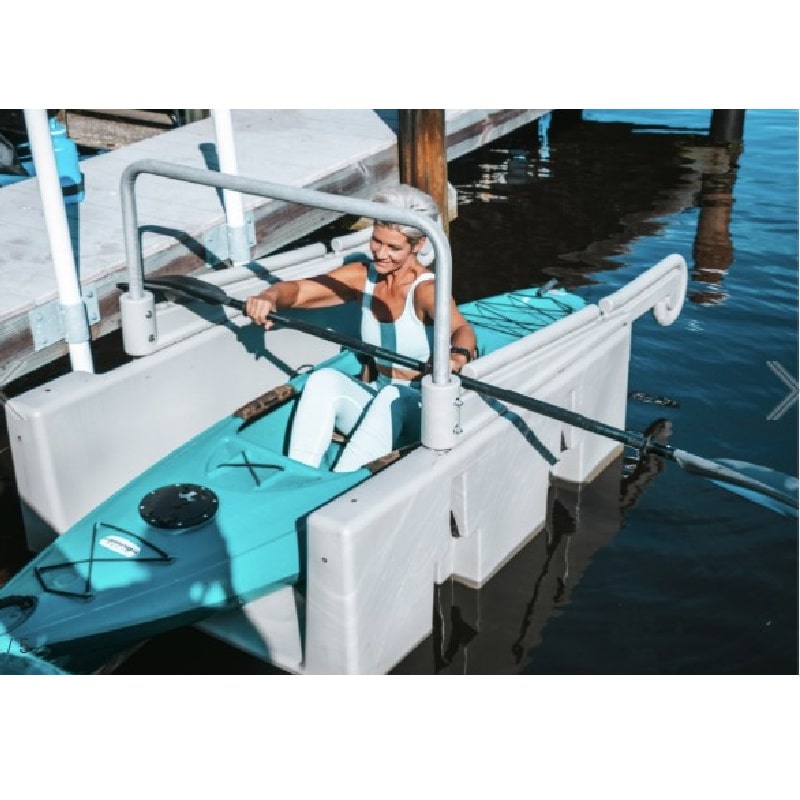Connect-A-Dock YAKport Kayak Launch Model KL1020 with overhead bar and side roto bars