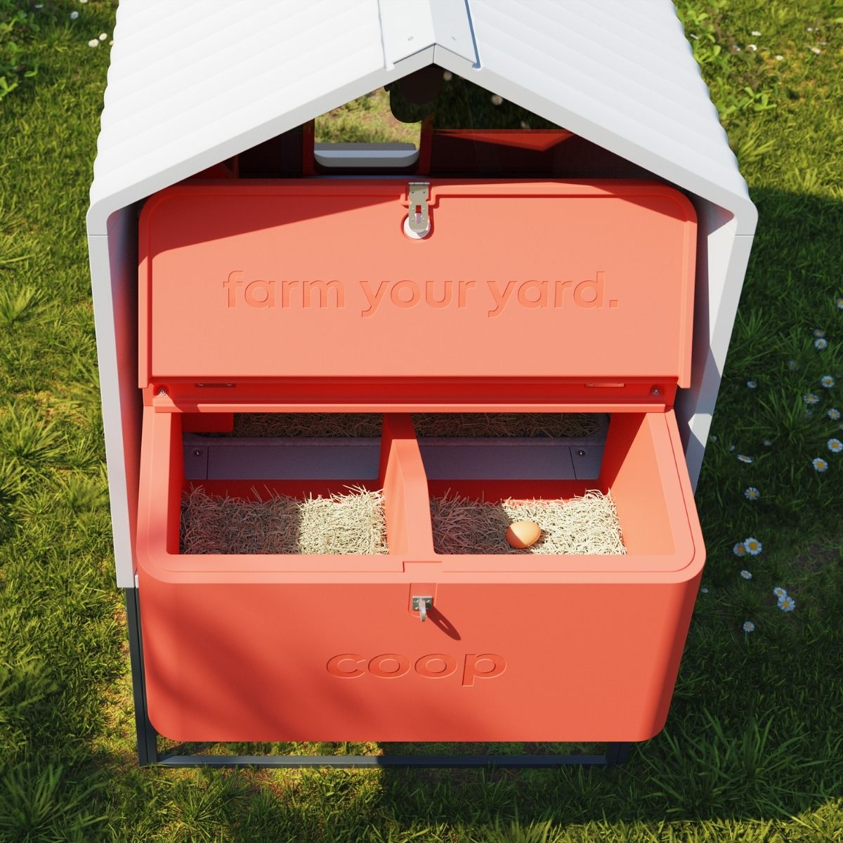 Coop The Smart Coop with Steel Run nesting box