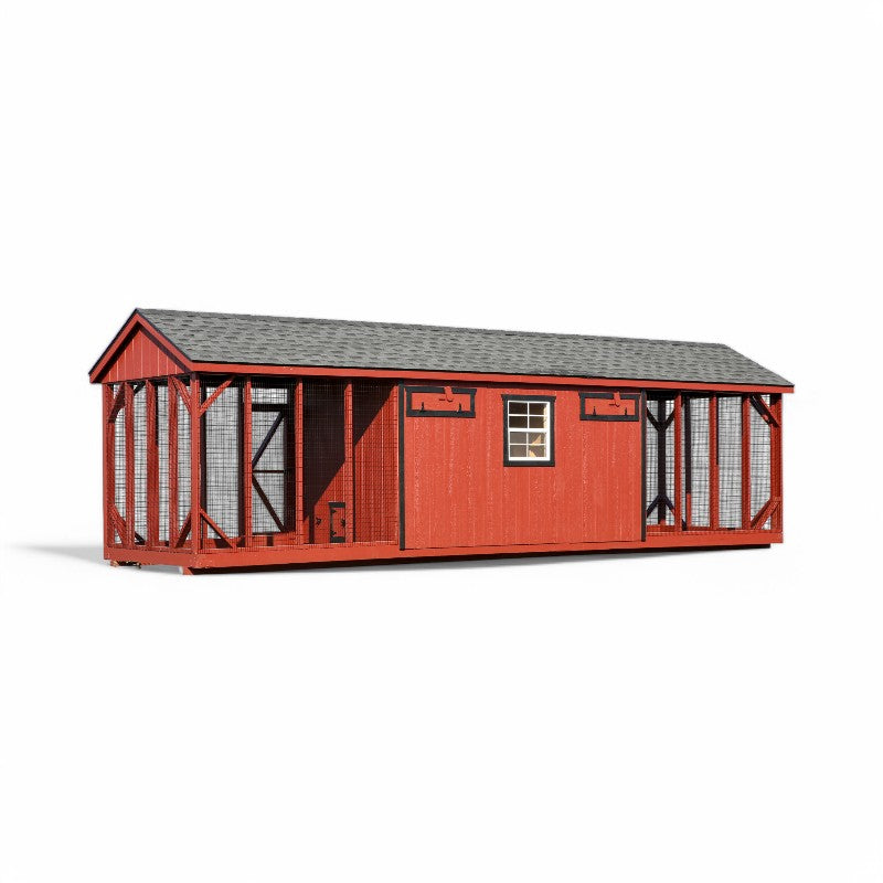 Hen House Collection Multibreed Chicken Coop with Feed Room A828CD