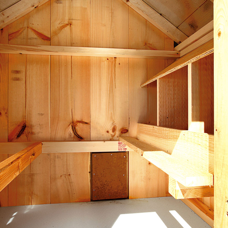 Hen House Collection A-Frame Chicken Coop A46 inside nesting boxes