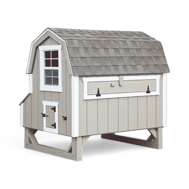 Hen House Collection Dutch Chicken Coop 4 x 6' D46 LP back