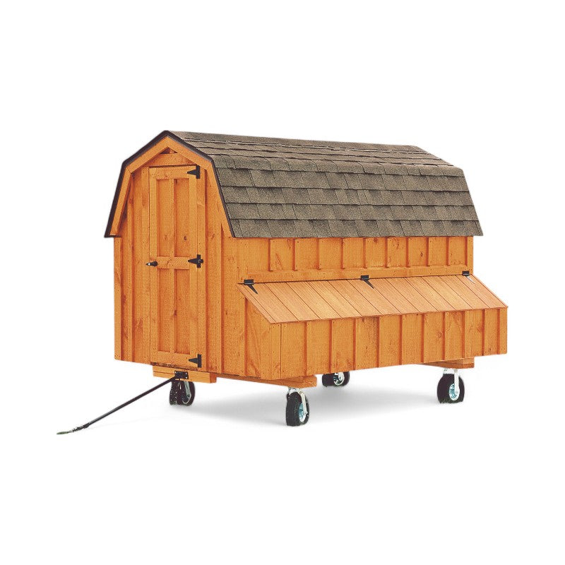 Hen House Collection Dutch Chicken Coop 4 x 8' D48 board and batten front
