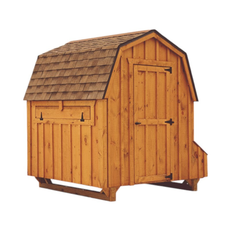 Hen House Collection Dutch Chicken Coop 6 x 6' D66 man door