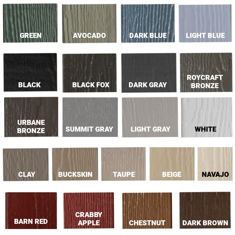 Hen House Collection Paint Options for LP and Board & Batten