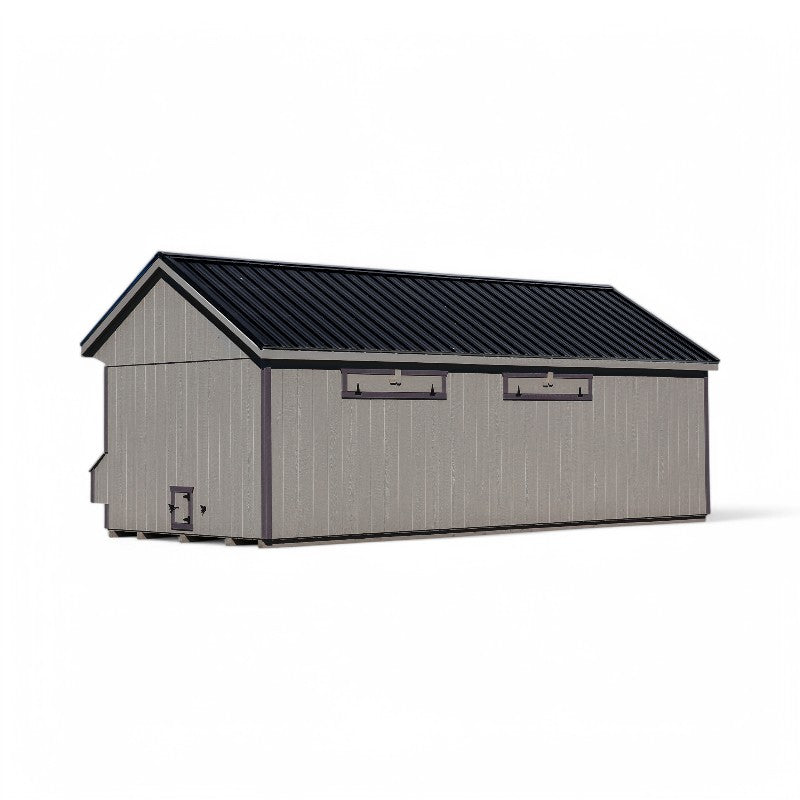 Hen House Collection Quaker Chicken Coop 10 x 24' Q1024 back
