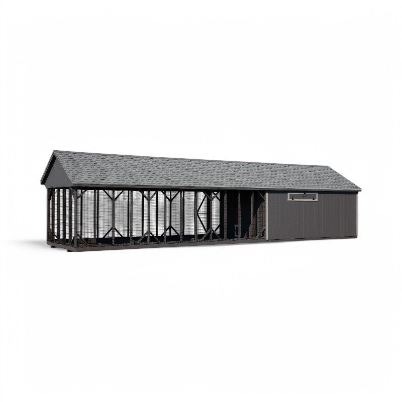 Hen House Collection Quaker Chicken Coop & Large Run Q1040C back