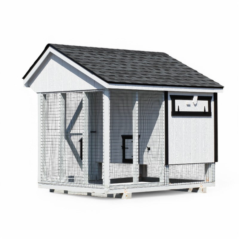Hen House Collection Quaker Chicken Coop & Run Q68C LP back