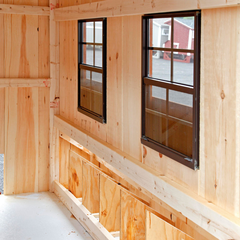 Hen House Collection Quaker Chicken Coop & Run Q68C inside view