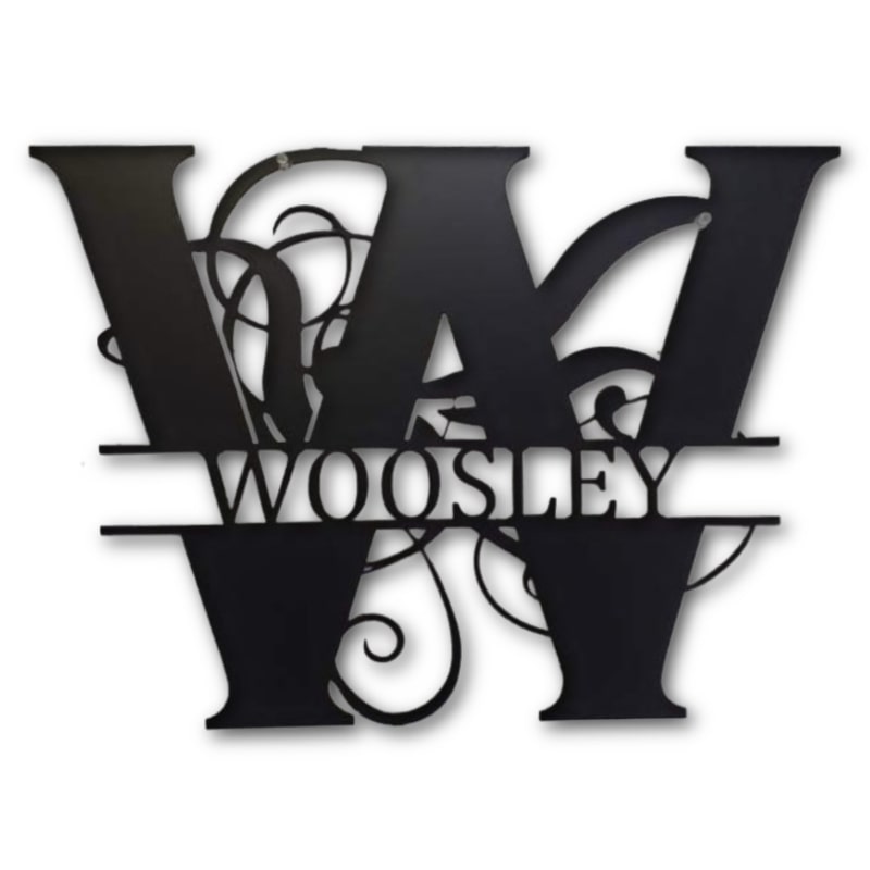Martin Metalwork Custom Monogram for Chicken Coops
