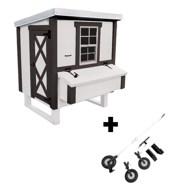 OverEZ Chicken Coop Medium with Wheels