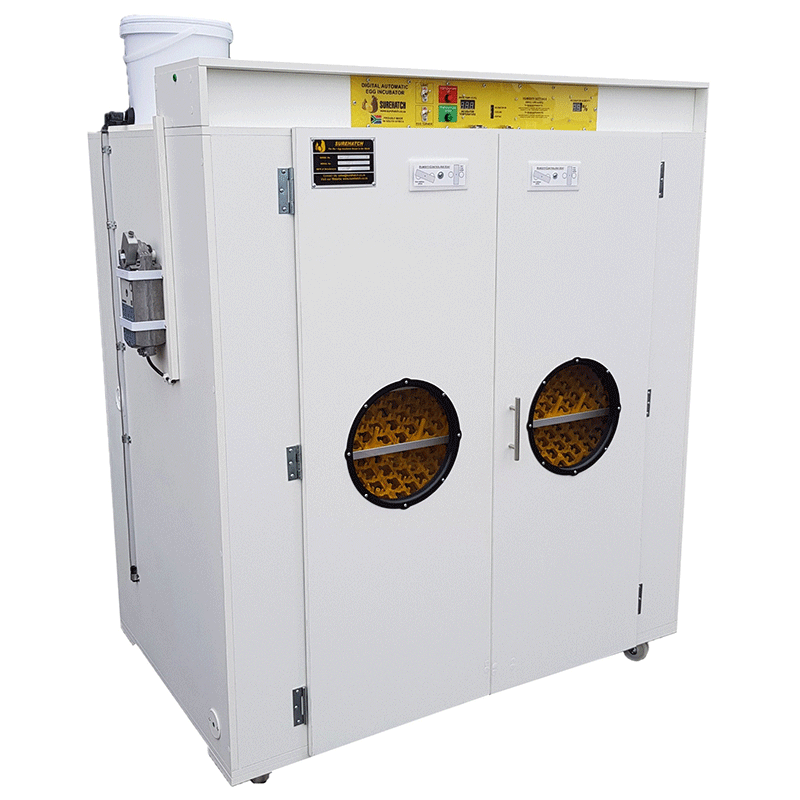 Sure Hatch 2160 Automatic Egg Incubator & Setter closed doors