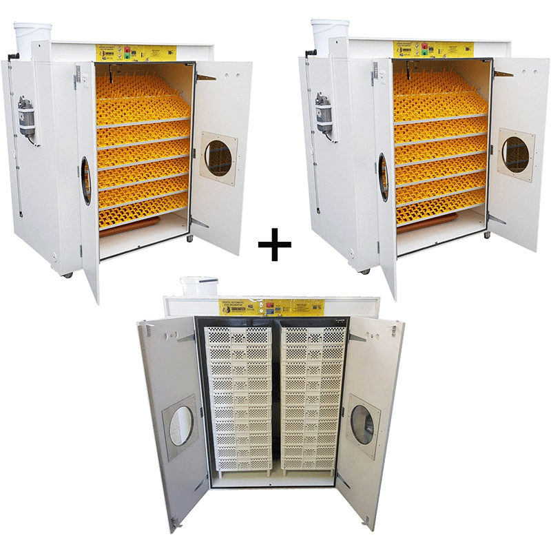 Surehatch SH6000 Egg Incubator & Hatchery - 2 Incubators & 1 Hatcher
