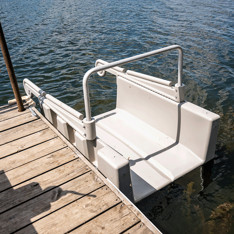 Connect-A-Dock YAKport Kayak Launch Bundle Attach to Existing Floating Docks