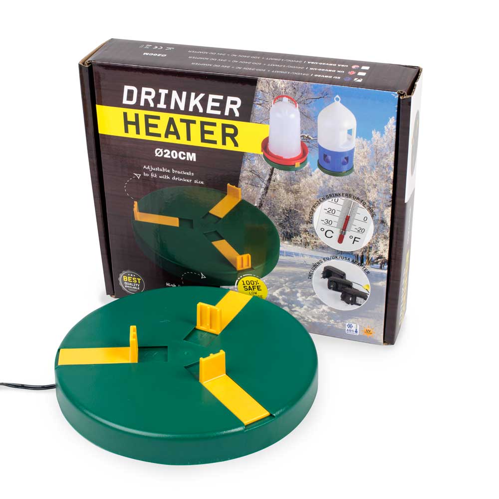 Drinker Heater Water Heater for Poultry Waterers - 8"