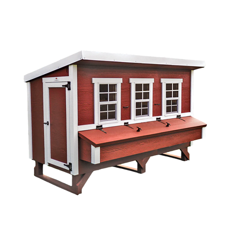 Red Chicken Coops