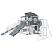 Swing Kingdom Playhouse Series Kingdom Lodge Deluxe gray and white