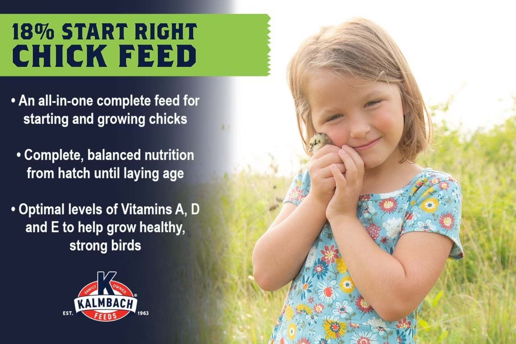 Kalmbach 18% All Natural Start Right Chick Crumbles - 10 lb