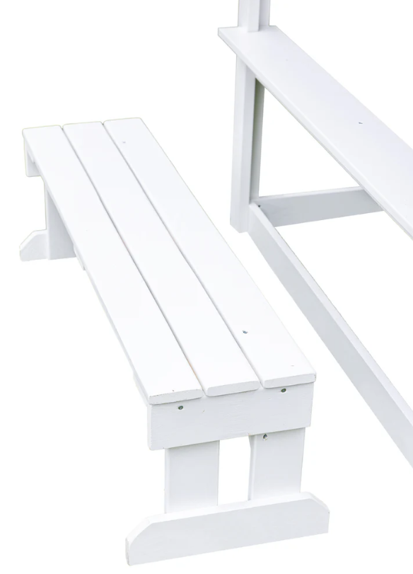 2MamaBees picnic table white full