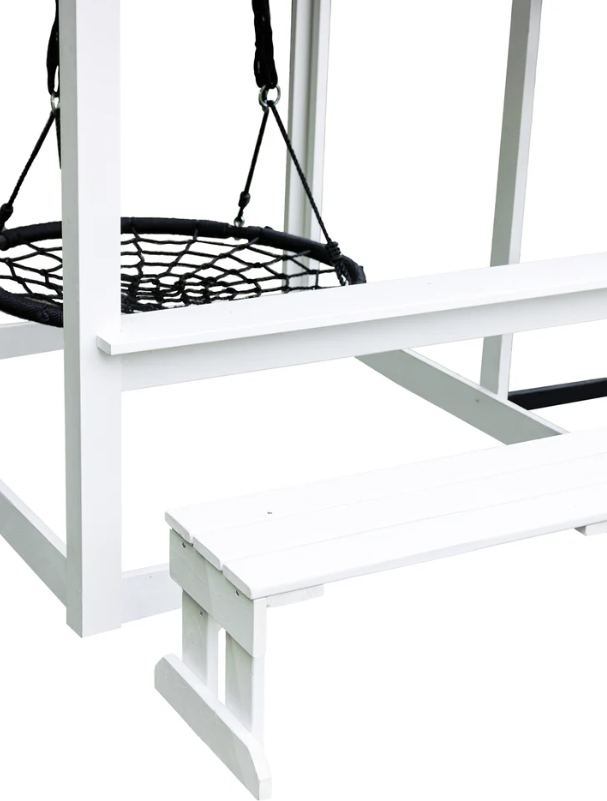 2MamaBees picnic table white inside