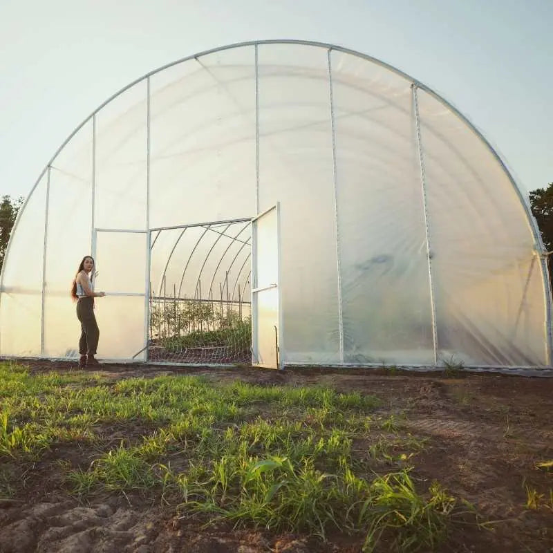 Bootstrap Farmer Hoop Coop Polytunnel 30' Round All-Metal Hoop House Kit