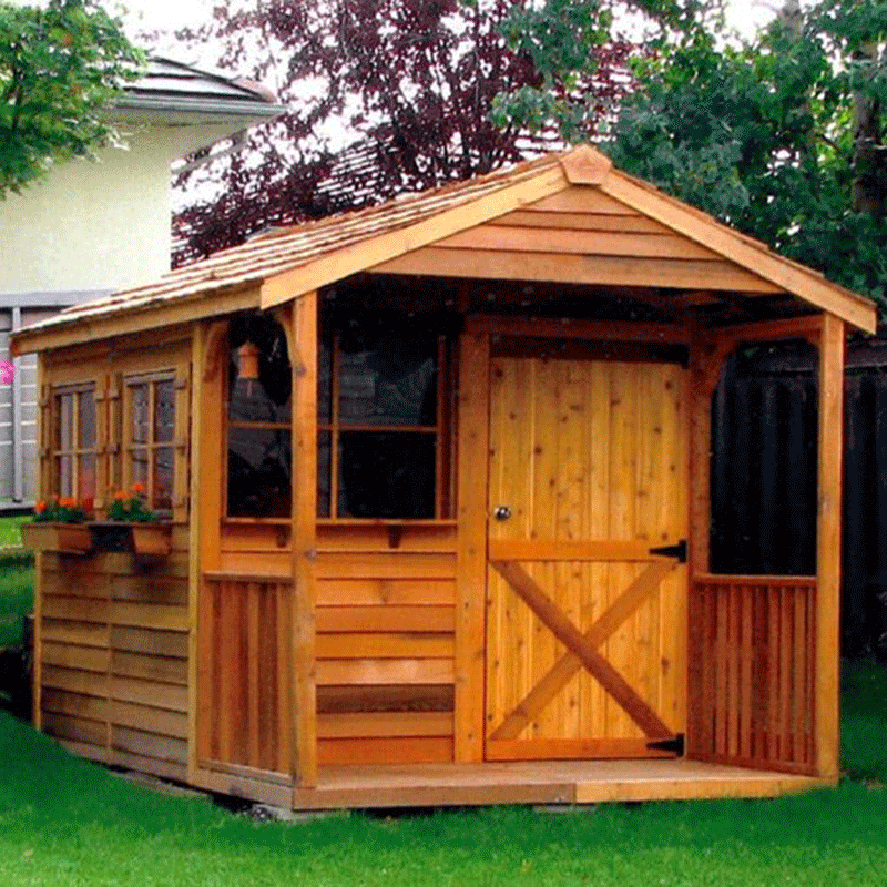 CedarShed ClubHouse Playhouse with Porch