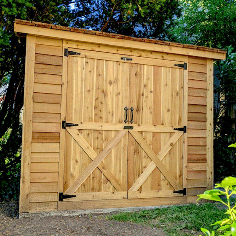 CedarShed Bayside Double Door Small Gardening & Storage Shed