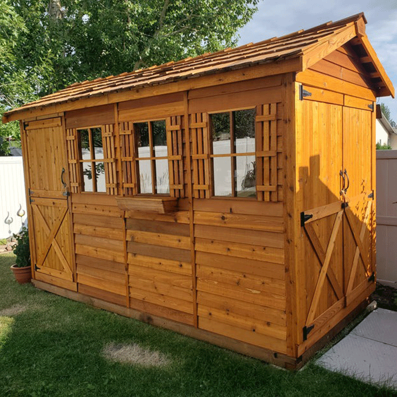 CedarShed BoatHouse Kayak & Canoe Storage Shed