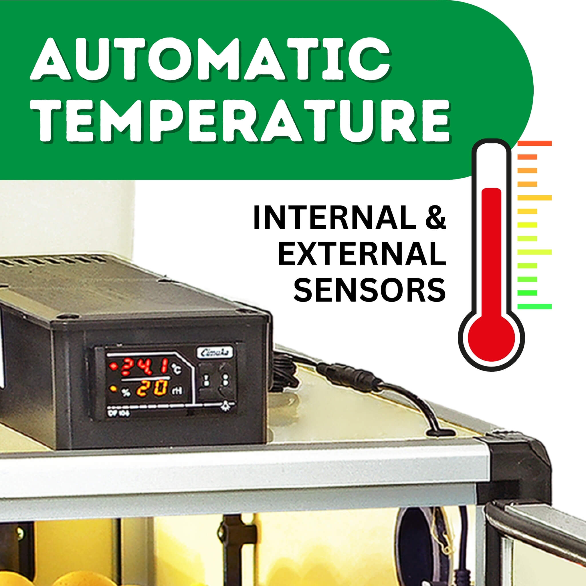 Cimuka CT60 H - Egg Incubator - Hatcher Only sensors in and out