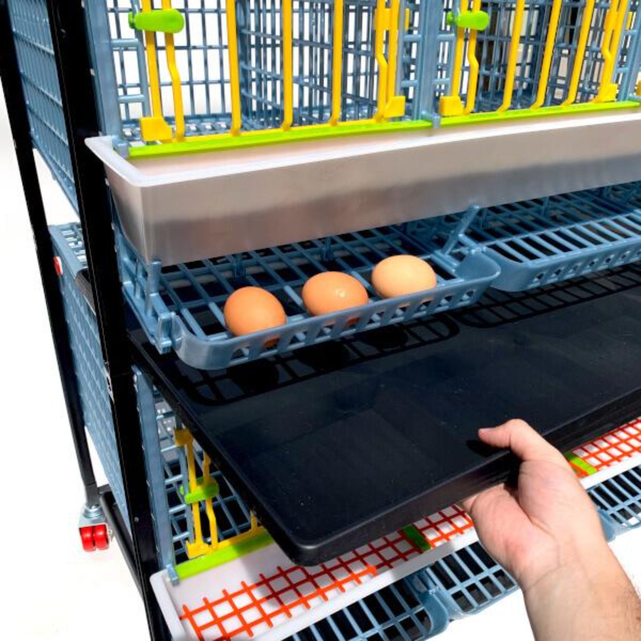 Cimuka Chicken Cage Breeding Pen - 3 Layer H: 15" - TYK40-03-3K 4