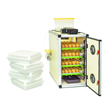 Cimuka Egg Incubator Setter & Hatcher CT120 SH open doors
