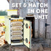 Cimuka Egg Incubator Setter & Hatcher CT120 SH turn it into a hatcher
