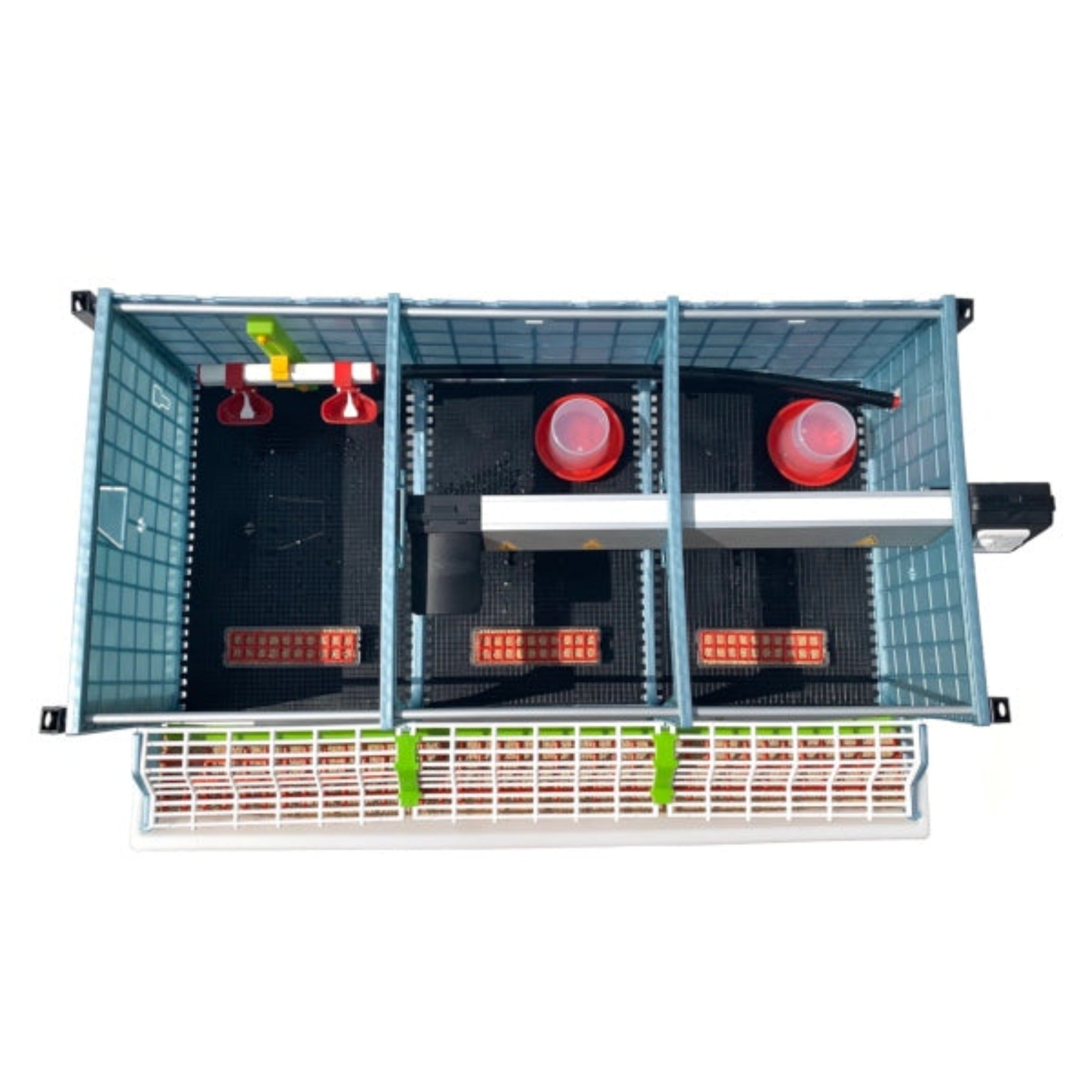 Cimuka Pheasant, Quail & Chick Brooder - 5 Layer H: 9.5" top view