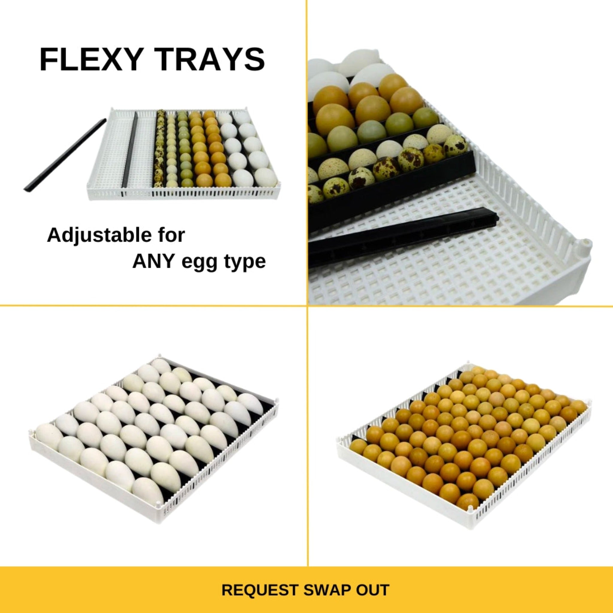 Cimuka T4800 C - Egg Incubator - Setter & Hatcher flexy trays