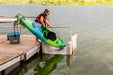 Connect-A-Dock Roto Grab Bar Overhead Assist Model YAK1022 putting the kayak in the kayak launch using the overhead bar