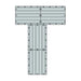 Connect-A-Dock T-Shaped Dock Kit 1000 Series Model TPK1012