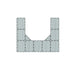 Connect-A-Dock U-Shaped Dock Bundle 1000 Series Model UPK1013 without dimensions