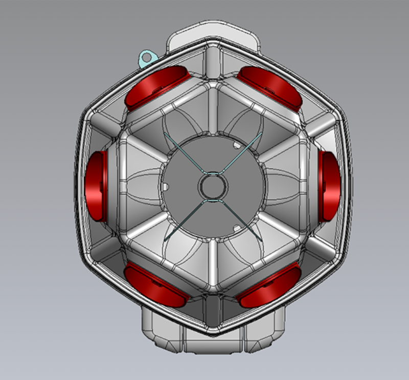 CoopWorx 40 lb Feed Silo with Optional Base Styles bottom view