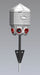 CoopWorx 40 lb Feed Silo with Optional Base Styles stake base and post