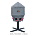 CoopWorx Feed SILO 80 lb Capacity Optional Base Styles x base