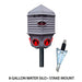 CoopWorx Water Silo 8 Gallons with Optional Base Styles & Auto Water Fill water silo with stake