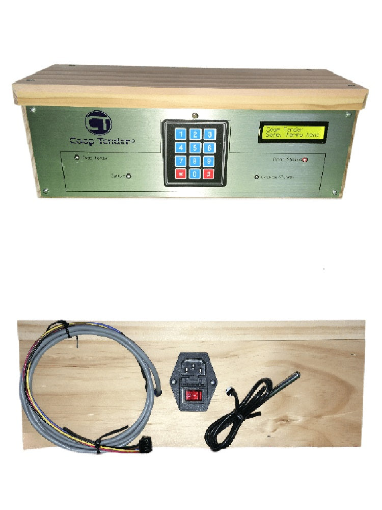 Coop Tender Automatic Chicken Coop Door + Internet Wi-Fi + Motion Detect Bundle door controller