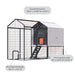 Coop The Smart Coop with Steel Run dimensions